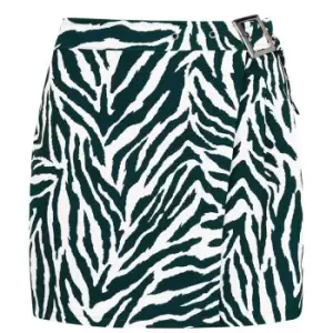 Image of I Saw It First Belted Mini Skirt - Green
