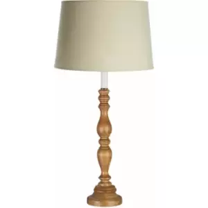 Image of Candle Table Lamp with Round Base - Premier Housewares