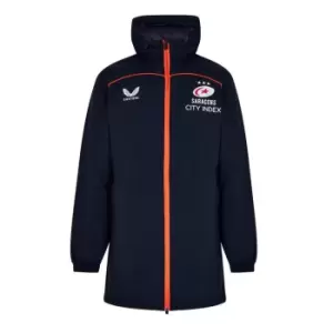 Image of Castore Saracens Training Jacket Mens - Blue