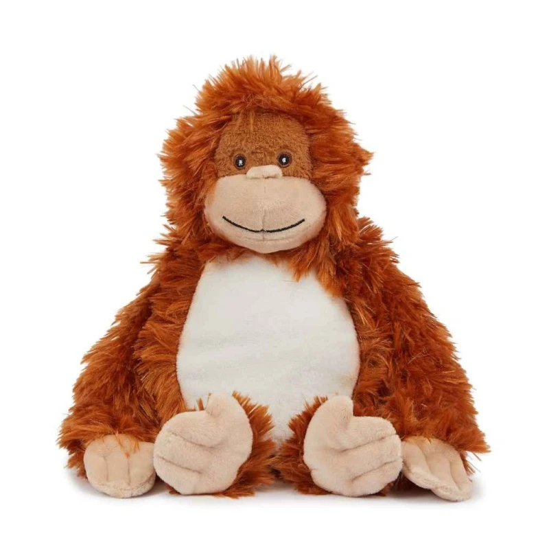Image of Mumbles Orangutan Plush Toy in Orange Size: Medium Orange Unisex M