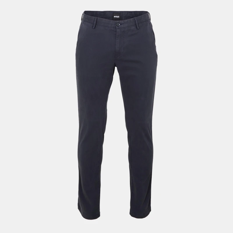 Image of Boss Mens Straight Leg Trousers Dark Blue male 28W R