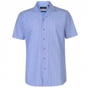 Image of Pierre Cardin Reverse Stripe Shirt Mens - Blue/White