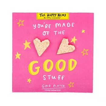 Image of Gold Look Earrings - Made Of The Good Stuff (Pack of 4)