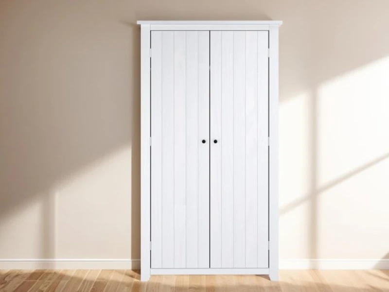 Image of LPD Havana White 2 Door Double Wardrobe