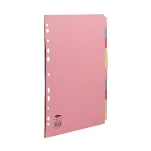 Image of Concord Subject Divider 10-Part A4 Extra-Wide for Punched Pocket 72699/J26