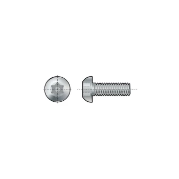 Image of M10X40 A2 St/St Tamper Torx Button M/C Screw - Qualfast