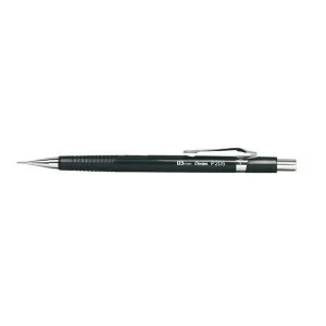 Image of Pentel P205 0.5mm Plastic Steel Lined Automatic Pencil Barrel Black with 6 x HB 0.5mm Leads Pack of 1 Pencil