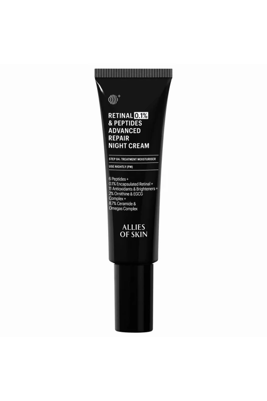 Image of Allies of Skin 0.1% Retinal & Peptides Advanced Repair Night Cream 48ml
