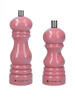 Image of Masterclass Salt And Pepper Mill Set ; Pink