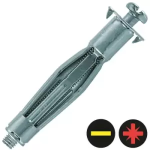 Image of Fischer - 6 x 65mm hm Metal Cavity Fixing - Pack of 50 - Silver