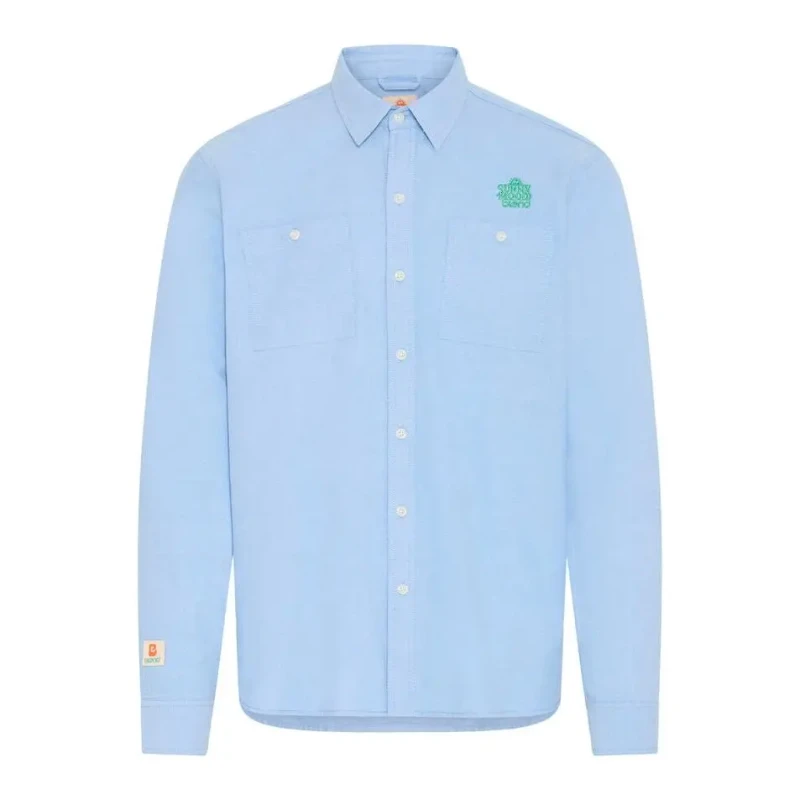 Image of Blend Long sleeve shirt Blend Sun Oxford Bleu Male XL