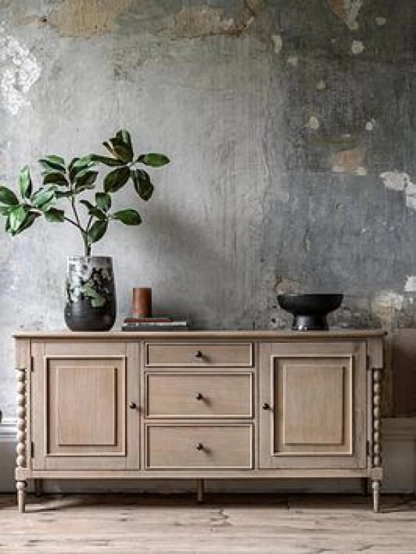 Image of Gallery Interiors Abingdon 2 Door 3 Drawer Sideboard