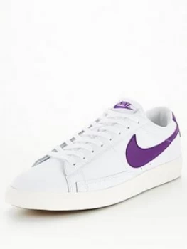 Image of Nike Blazer Low Leather - White/Purple