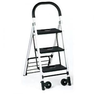 Image of GPC Trolley Black 2 Castors Lifting Capacity: 60kg 390mm x 1265mm x 490
