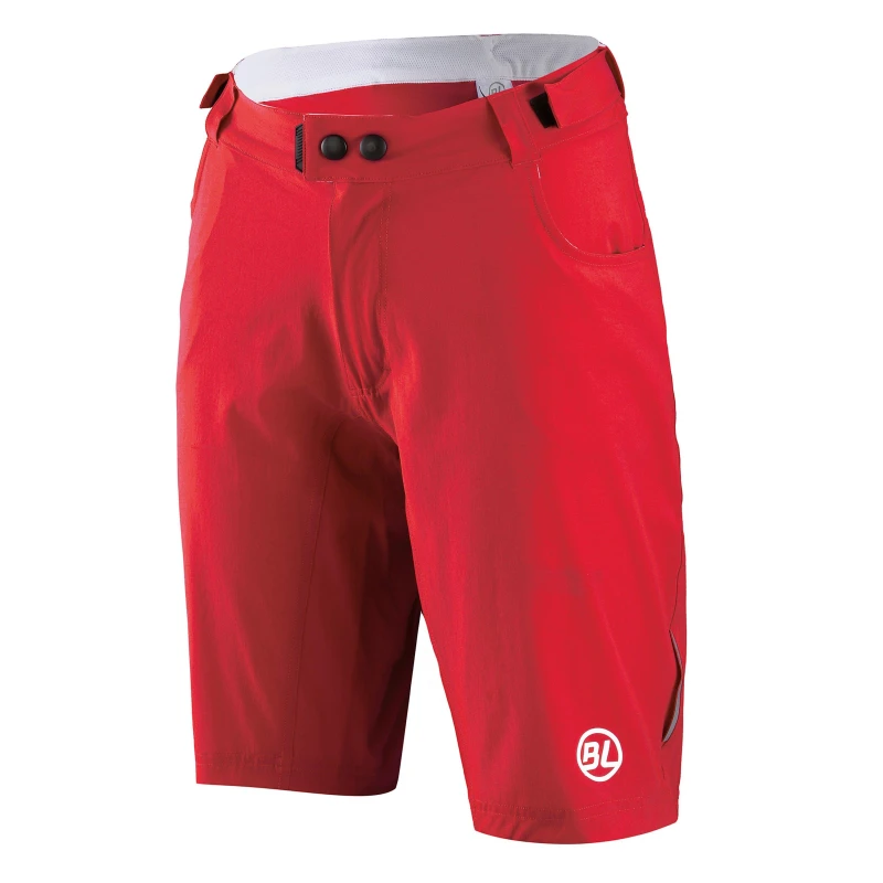 Image of Bicycle Line Womens IMOLA Baggy MTB Shorts Red female 8 (XS)