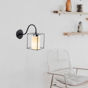 Image of Swank - 702-A Black Wall Lamp