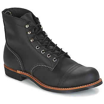 Image of Red Wing IRON RANGER mens Mid Boots in Black,7,9.5,10.5