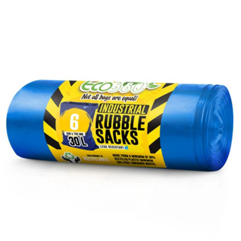 Image of Eco Bag 6 Extra Heavy Duty Rubble Sacks - Liners
