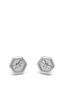 Image of Olivia Burton Minima Bee Silver Stud Earrings