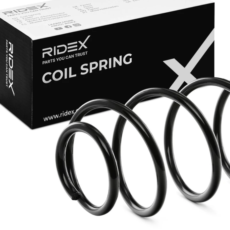 Image of RIDEX 188C0011 Coil spring Rear Axle Coil Spring (188)