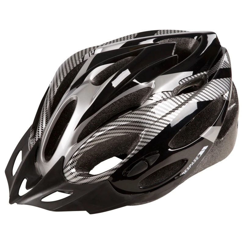 Image of Trespass Trespass Crankster Cycling Helmet in Black Size: Small/Large Black S/M Unisex 5059958468993
