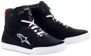 Image of Alpinestars Chrome Motorcycle Shoes, black-white-red, Size 47, black-white-red, Size 47