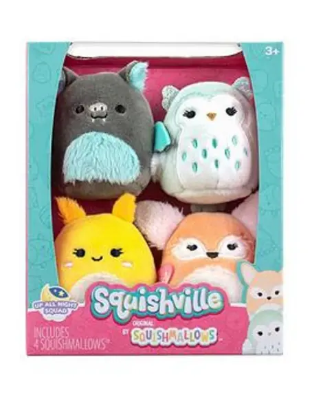 Image of Squishville 4 Pack Up All Night Squad