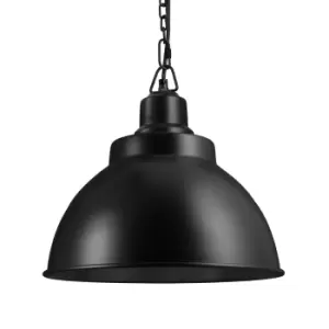 Image of Industville Brooklyn 13" Dome Pendant / Black and Copper Holder