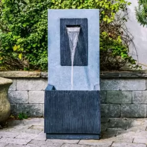 Image of Ivyline Outdoor Contemporary Water Feature - Cement