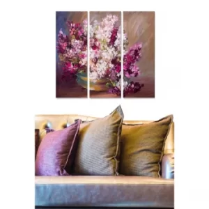 Image of MDF292123745 Multicolor Decorative MDF Painting (3 Pieces)