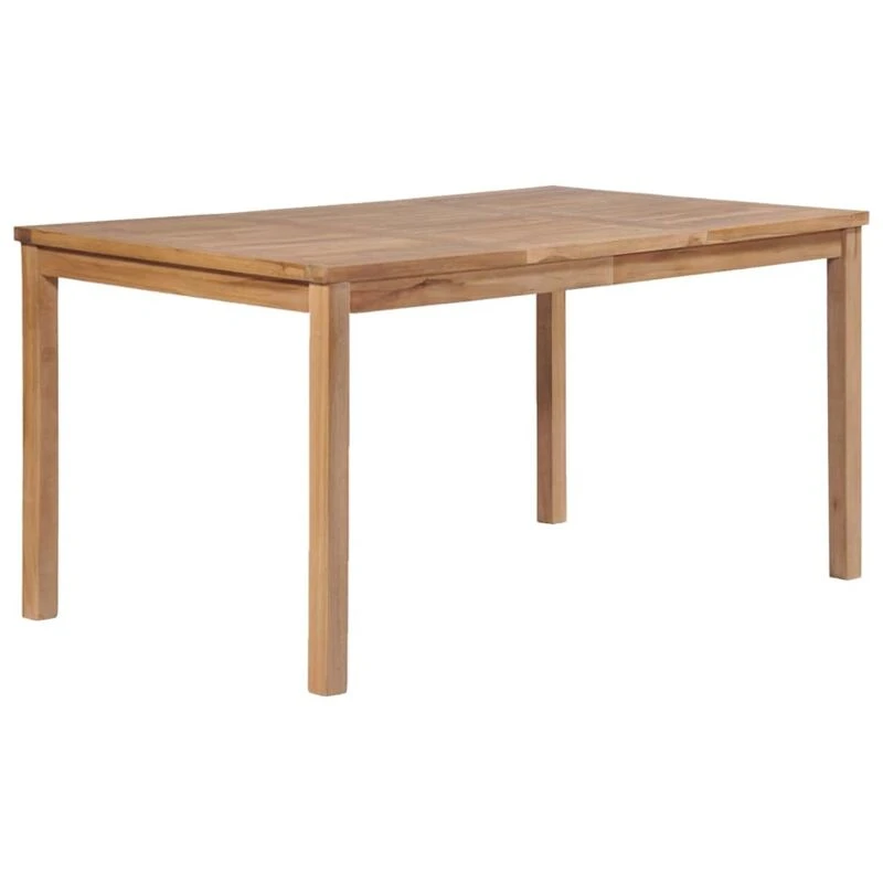 Image of VIDAXL Garden Table 150x90x77cm Solid Teak Wood Vidaxl 44997