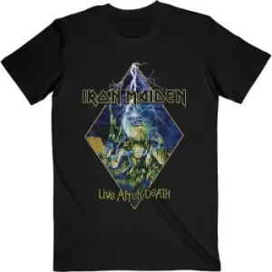 Image of Iron Maiden - Live After Death Diamond Unisex X-Large T-Shirt - Black