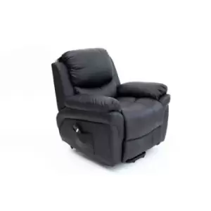 Image of Madison Electric Rise Recliner - Black