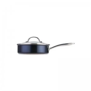 Image of Prestige Optisteel 24cm Saute Pan with Glass Lid