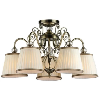 Image of Maytoni Lighting - Vintage Chandelier Bronze Antique, 5 Light, E14