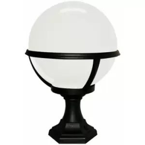 Image of Outdoor IP44 1 Bulb Wall Ground Pedestal Lamp Light Black LED E27 100W d01069