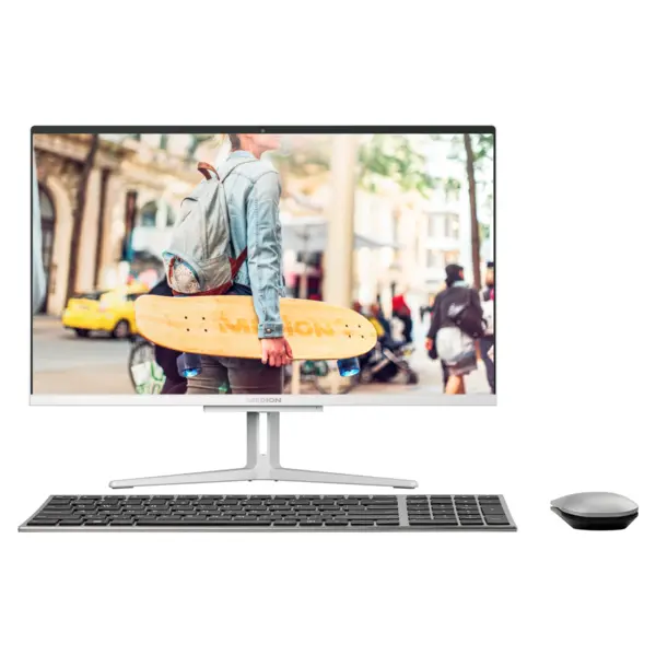 Image of Medion Akoya E23405 Intel Core i5 8GB RAM 512GB SSD Windows 11 All-in-One Desktop PC 30036221 Grey