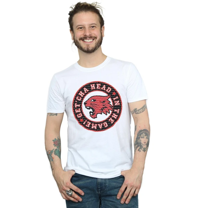 Image of Disney Men High School Musical The Musical Head In The Game T-Shirt in White Size: Small White S Male 5059400926675