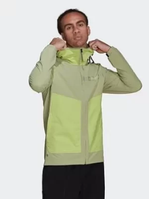 Image of adidas Terrex Multi Soft Shell Jacket, Blue, Size S, Women