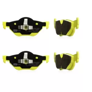 Image of RIDEX PLUS Brake pad set prepared for wear indicator 402B0071P Brake pads,Brake pad set, disc brake BMW,3 Touring (E91),3 Limousine (E90)