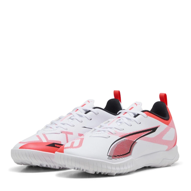 Image of Puma Ultra Play Junior Astro Turf Football Boots - White White 4