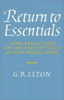 Image of Return to Essentials by Geoffrey Rudolph Elton Paperback