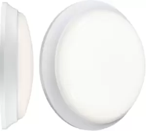 Image of Knightsbridge 230V IP54 22W LED Bulkhead with Sensor 4000K - BL20ALEDS