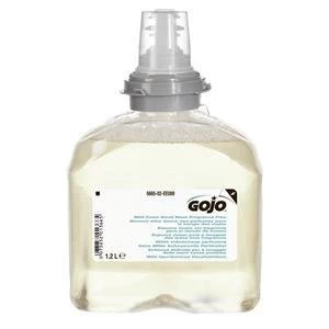 Image of Original Gojo N06249 1.2L Antibacterial Foam Soap Refill Pack of 2 for TFX Dispenser