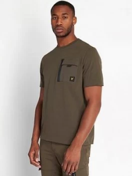 Image of Lyle & Scott Casuals Pocket T-Shirt - Khaki
