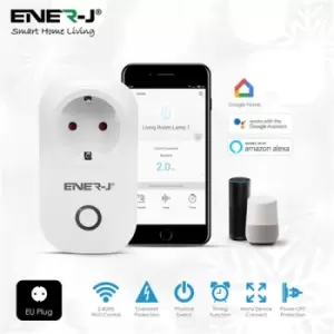Image of Ener-J WiFi Smart Plug with Energy Monitor, EU Plug (max 1600W)