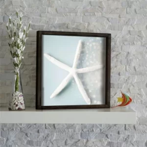 Image of KZM569 Brown Mint White Grey Decorative Framed MDF Painting