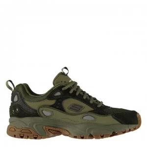 Image of Skechers Lifestyle Stamina Run Mens Trainers - Olive