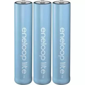 Image of Panasonic eneloop Lite HR03 AAA battery (rechargeable) NiMH 550 mAh 1.2 V 3 pc(s)