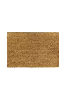Image of Eco Friendly Manor Plain Latex Backed Coir Entrance Door Mat 40 x 60 cm
